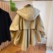 ng2510292 Plus Size Retro Fashion Stylish Cape Design Niche Loose Casual Hooded Trench Coat For Women Spring And Autumn_ecoleips.com