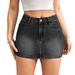 Aria Basics Aria Basics 2026 Summer New Cross-Border Trade European And American Style Women's Vintage Distressed Versatile Street Denim Short_ecoleips.com