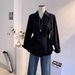 Women's Clothing Women's Style Long Sleeved Shirt Belted Waist Slimming Style Top For Autumn Commuting Stylish Design_ecoleips.com