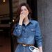 White Deer Women's Denim Shirt Style For Petite Women, Thin Shoulder Top, Loose Jacket, 2026 New Spring Outfit_ecoleips.com