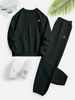 Textured Knit Sweater & Tapered Pants Set – Casual Two-Piece Outfit | Cozy & Stylish (S-XXL)_ecoleips.com