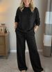 Sparkling Hoodie And Pants Set Women's Independent Website Cross Border European And American Style Loose Fit Two Piece Outfit For Holiday Christmas_ecoleips.com