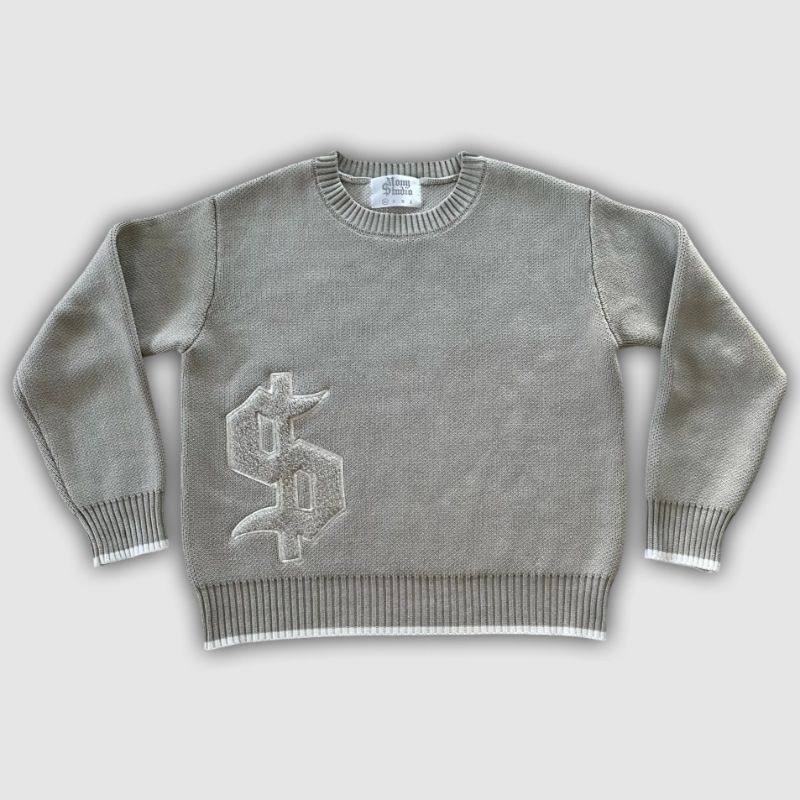 2027 High Quality Fashion European-USA Style Harajuku Knitwear Pullovers Women Polyester O-Neck Embroidery Long Sleeve Casual Loose Sweater XS-2XL_ecoleips.com