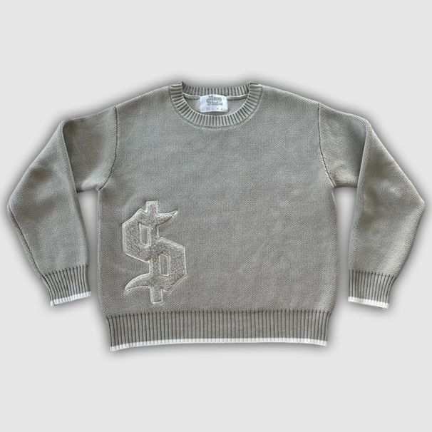 2027 High Quality Fashion European-USA Style Harajuku Knitwear Pullovers Women Polyester O-Neck Embroidery Long Sleeve Casual Loose Sweater XS-2XL_ecoleips.com