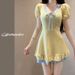 Plus Size One Piece Swimsuit Dress Style Conservative Slimming Cute Japanese Style For Women Student Hot Spring Swimwear_ecoleips.com