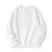 Women's Casual Long Sleeve Round Neck Sweatshirt - Oversized Cotton Pullover For Autumn Winter - Trendy Solid Color Top_ecoleips.com