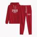 Women's Clothing Women's Fashion Hooded Sweatshirt Set European American Style Letter Print Autumn Winter Two Piece Sports Wear_ecoleips.com
