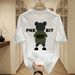 Women's Casual Loose Large Size High-quality Round Neck Pullover Short-sleeved T-shirt_ecoleips.com