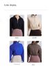 Fleece-Lined Half-Zip Sweatshirt For Women - Oversized Yoga Pullover With Stand Collar (Black/Oat Milk/Mocha/Prussian Blue, S-L)_ecoleips.com