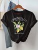 Women's Clothing Short Sleeved T Shirt Summer Cartoon Printing Design Loose Top_ecoleips.com