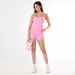 Low Back Thin Spaghetti Strap Long Line Fitness Cami With Removable Pads_ecoleips.com
