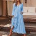 2026 Autumn/Winter European And American Foreign Trade Women's Clothing: Buttoned Cotton-Linen Vintage Casual_ecoleips.com