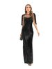 Sexy Retro Green Sequin Dress For Women - A-Line Long Evening Party Gown With Sparkle Details_ecoleips.com