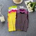Women's Sweet Chic Striped Turtleneck Sleeveless Knit Top Versatile Loose Slimming Spring Summer Fashion_ecoleips.com