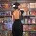 2023 Autumn Fashion Trend Women's New Short Sleeve Round Neck Slim Fit Bodycon Backless Dress_ecoleips.com