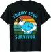 Women's T-Shirts NEW LIMITED Vintage Retro Tummy Ache Survivor Recovery T-Shirt - MADE IN USA_ecoleips.com