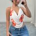 Women's Clothing Sexy Tops Summer New Products Holiday Style Hot Girl Camisole Halter Neck_ecoleips.com