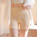 Women's Ice Silk Seamless High Waist Safety Pants Summer Hip Lifting Three Quarter Boxer Shorts Anti Exposure Barbie Leggings_ecoleips.com
