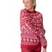 girl 2024 Autumn Winter Cross-Border Women's Christmas European American Knitted Half-High Round Neck Pullover Printed_ecoleips.com