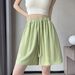Sports Shorts Women's 2026 Summer New Loose Casual Five-point Skirt Pants_ecoleips.com