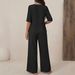 Women's Elegant Fashionable Loose Two Piece Set European American Style Irregular Hem Amazon Foreign Trade Clothing 9024_ecoleips.com