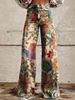 Women's Thin Anti-Denim Wide Leg Pants 3D Trendy Bell Bottom for Autumn Winter Hot Selling One Piece Casual Denim_ecoleips.com