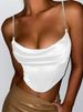 Women's Clothing Sexy Tube Top Fashion Slim Diamond Chain Sling Outer Wear Small Vest_ecoleips.com