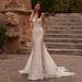 Women's Clothing High End Light Luxury Hollow Lace Sexy Thin Strap Evening Dress Mermaid Tail Light Wedding Dress_ecoleips.com