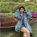 Plus Size Women's Distressed Denim Jacket Korean Style Slim Fit Long Sleeve Trench Coat Elegant Fashion Trendy Outerwear_ecoleips.com