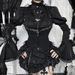 CF25263 Women's Halter Neck Vest Jacket for Halloween Dark Cosplay High-End Alluring Layering Top Pure Outerwear_ecoleips.com