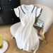 Women's Clothing Ins Design Fashionable And Age Reducing Knitted Skirt A Line Dress For Women_ecoleips.com