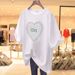 european and american women's clothing 2023 spring new t shirt solid color round neck bottoming shirt slim fit long sve tops for women_ecoleips.com