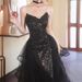 Women's Clothing Black Sequined Halter Evening Gown Party Dress Art Exam Performance Spring_ecoleips.com