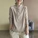 The Derong Monochrome Design Women's Autumn/Winter Outfit Features A Top That Covers The Abdomen, Creating An Artistic L_ecoleips.com