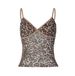 European And American Hot-Selling Women's 2025 Winter New Fashion Sexy V-Neck Backless Leopard Print Camisole Tank Top_ecoleips.com