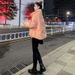 girl Girl Short Down Jacket For Women Winter 2025 New Korean Fashion Loose Fit Petite Stand Collar Thickened Cotton Coat_ecoleips.com
