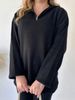 2025 European And American Cross-Border Autumn Winter New Women's Solid Color Zipper Knitted High Neck Ribbed Homewear_ecoleips.com