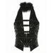 2025 European And American Autumn New Cross-Border Halter Neck Sleeveless Irregular Backless Hollow Sexy Slim-Fit Top_ecoleips.com