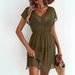 2026 European And American Fashion Casual V-Neck Sleeveless Waist-Cinching Mesh Women's Dress_ecoleips.com