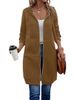 Women's Mid-Length Cardigan Hoodie Trendy Coat With Letters European And American Style Outerwear For Ladies_ecoleips.com