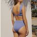 Women's High Waist Bikini Set - Morandi Color Elegant Swimwear For Beach & Pool_ecoleips.com