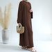 Voya Women's Solid Color Three Piece Set Cardigan Jacket+sleeveless Inner Top+pants With Pockets, Without Headscarf_ecoleips.com