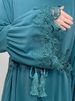 Hot Seller Muslim Woman Abaya Eid Arabic Dress Woman Dubai Embroidered Robe Moroccan Kaftan Fashion Oriental Dress Ramadan Black_ecoleips.com
