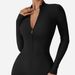 Seamless High-Intensity Yoga Bodysuit – Full-Length Zippered Gym Wear For Women (Black/White/Khaki/Grey/Navy, S-Xl)_ecoleips.com