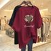 Women's Loose Fit Short Sleeve T-Shirt Plus Size Casual Printed Tummy Concealing Summer Top New Style_ecoleips.com