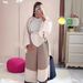 Women's Clothing Loose Fashion Versatile Plus Size Women's Abaya Two Piece Set Wide Leg Pants Loose Fashion Versatile Loose Fashion Versatile_ecoleips.com