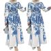 Women's Casual Fashion Temperament Elegant Vacation Contrast Color Open Button Long Coat_ecoleips.com