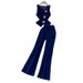 Women's Stylish Outfit Sleeveless Denim Vest High Waisted Wide Leg Pants Set Sophisticated Design round Neck Metal Buckles_ecoleips.com