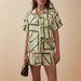 Women's Clothing Short Sleeved Shirt Contrast Color Fashion Women's Clothing Ladies Casual Suit_ecoleips.com