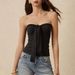 Voya Women's Pure Desire Style Spicy Girl Sexy Off Shoulder Bow Strapless Tank Top, Women's Western-style Age Reducing Sleeveless Top_ecoleips.com